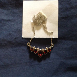 Garnet necklace